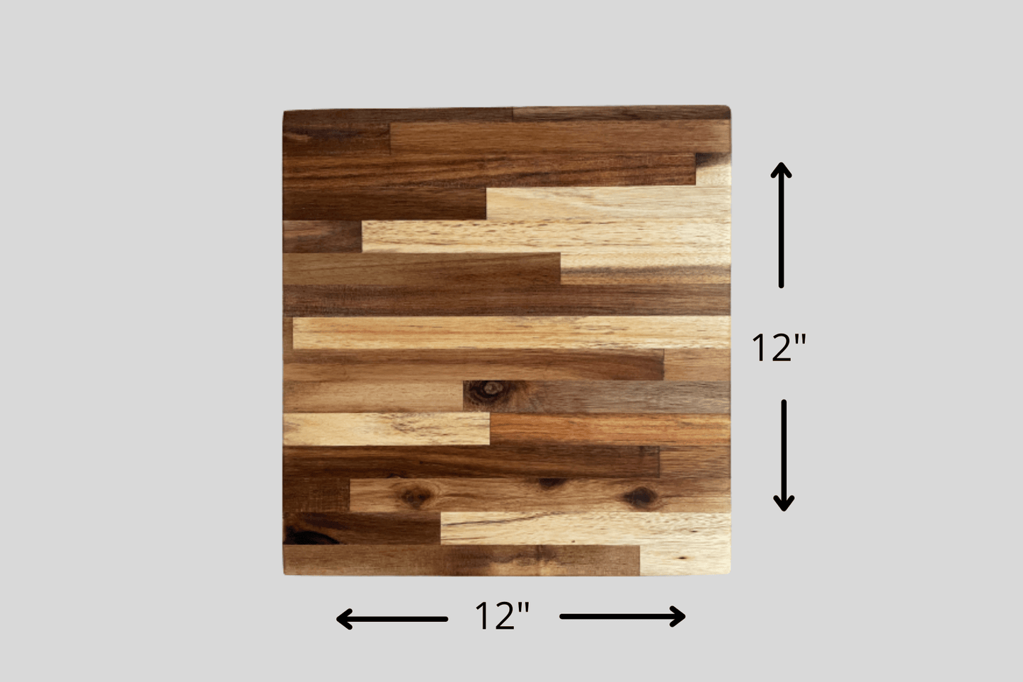 dimensions acacia cutting board 12x12