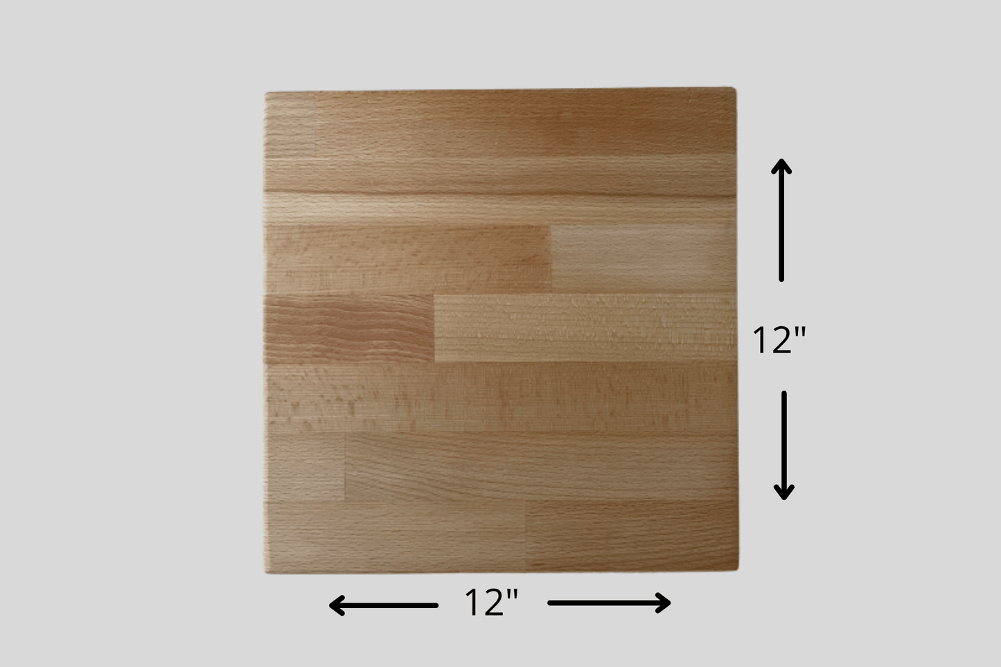 dimensions beech cutting board 12x12