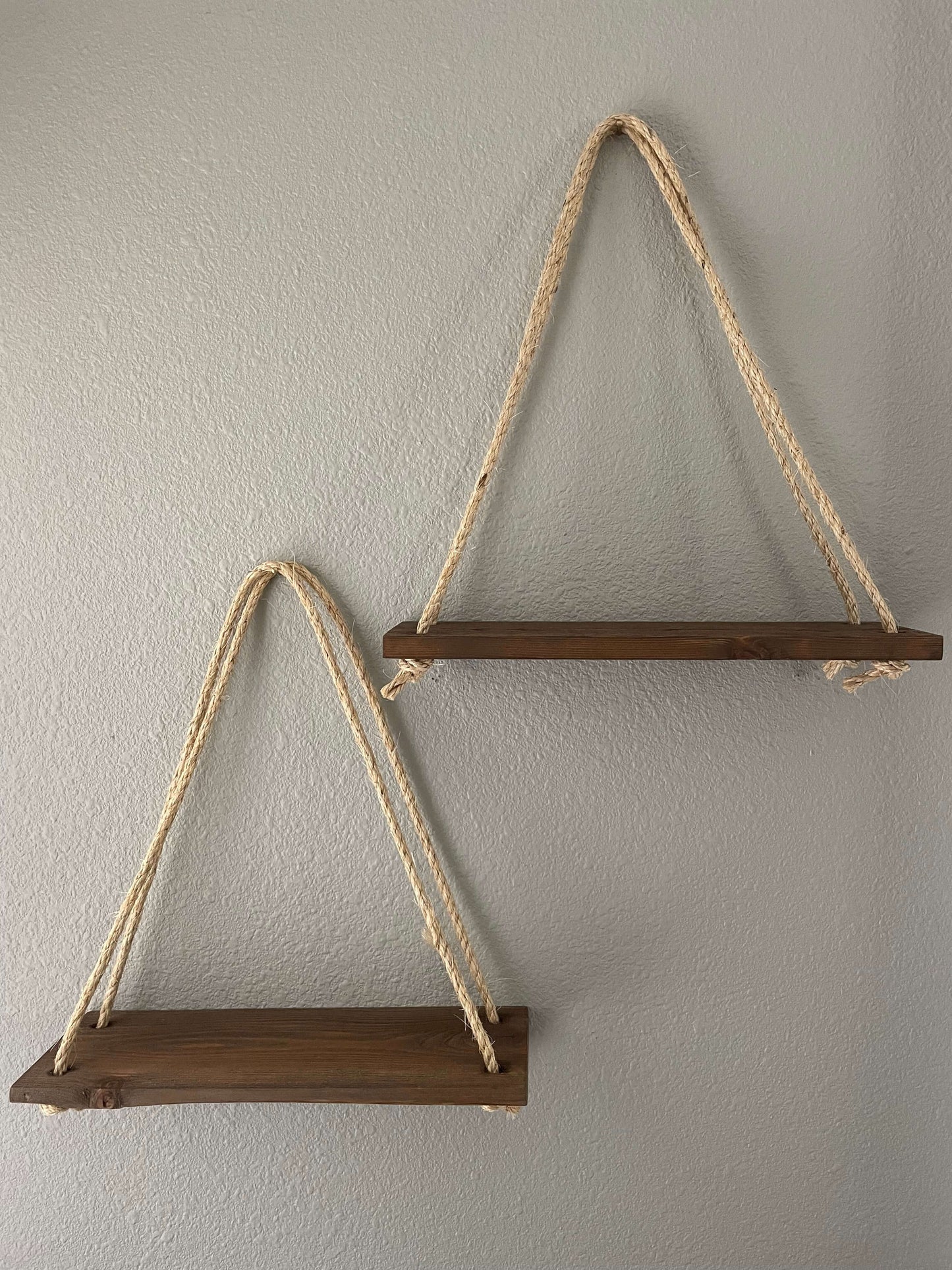 Triangle Rope Shelves Empty