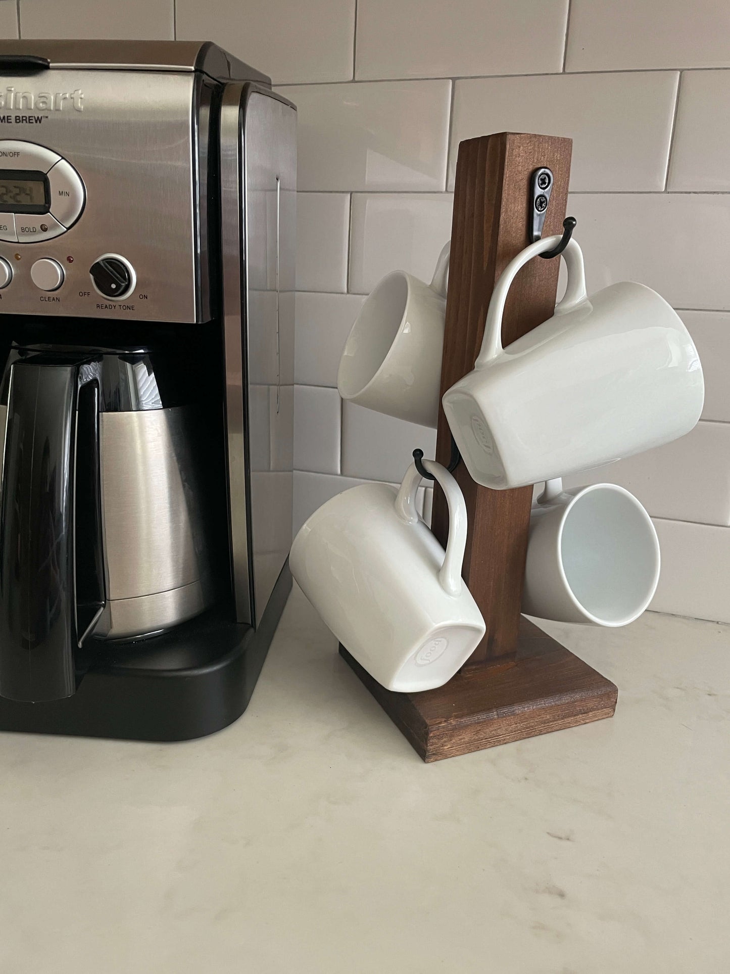 Coffee Mug Tree Stand with Cups