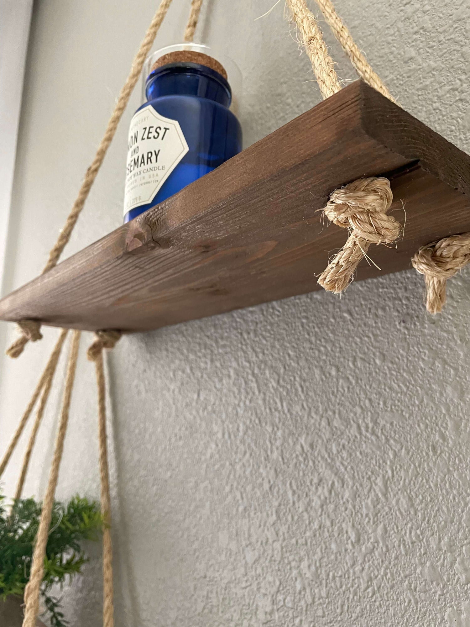 Triangle Rope Shelves Bottom Close Up